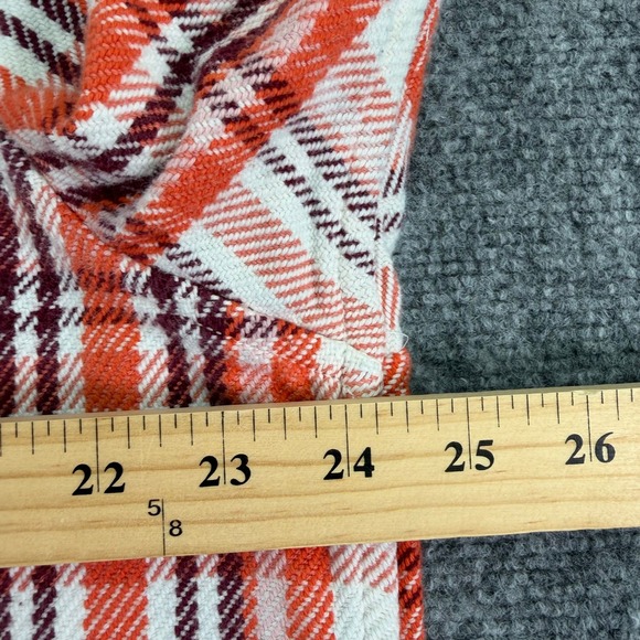 Outerknown Blanket Shirt Womens XL/XXL Plaid Flannel Warm Organic Cotton *STAINS - Picture 13 of 16